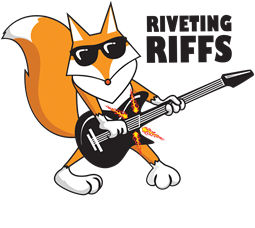 Riveting Riffs Logo One